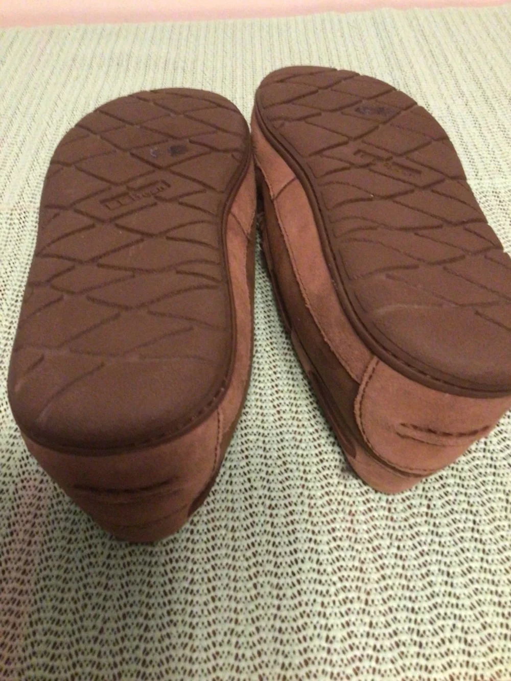 l.L.Bean Moccasin with faux fur lining cozy,warm , comfy  indoor wear  SZ 13 M m